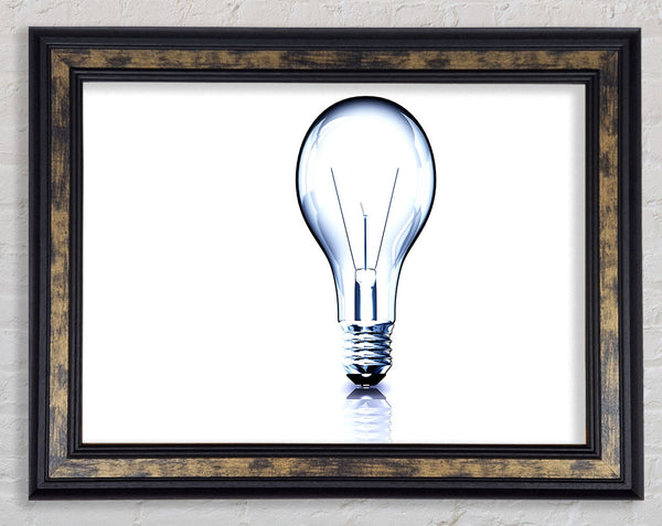 Light Bulb Framed Print