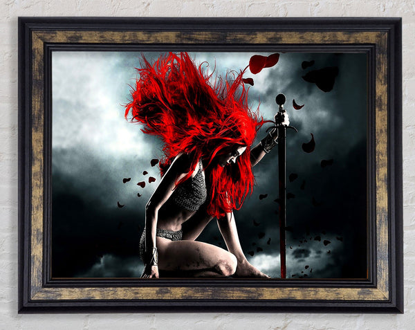 Sexy Warrior Framed Print