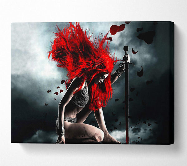  A Canvas Print of Sexy Warrior Canvas Art