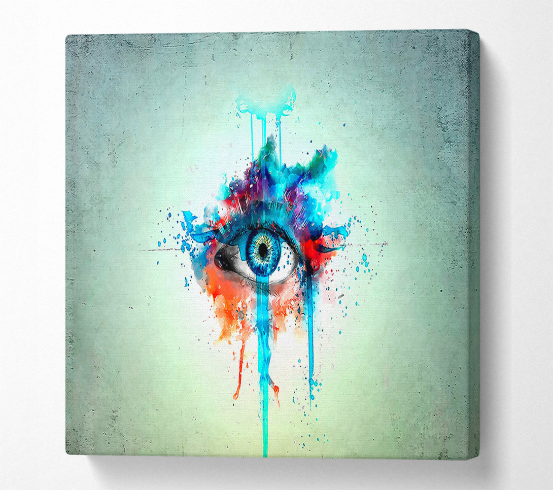 A Canvas Print of Eye Minimalistic Painting Canvas Wall Art