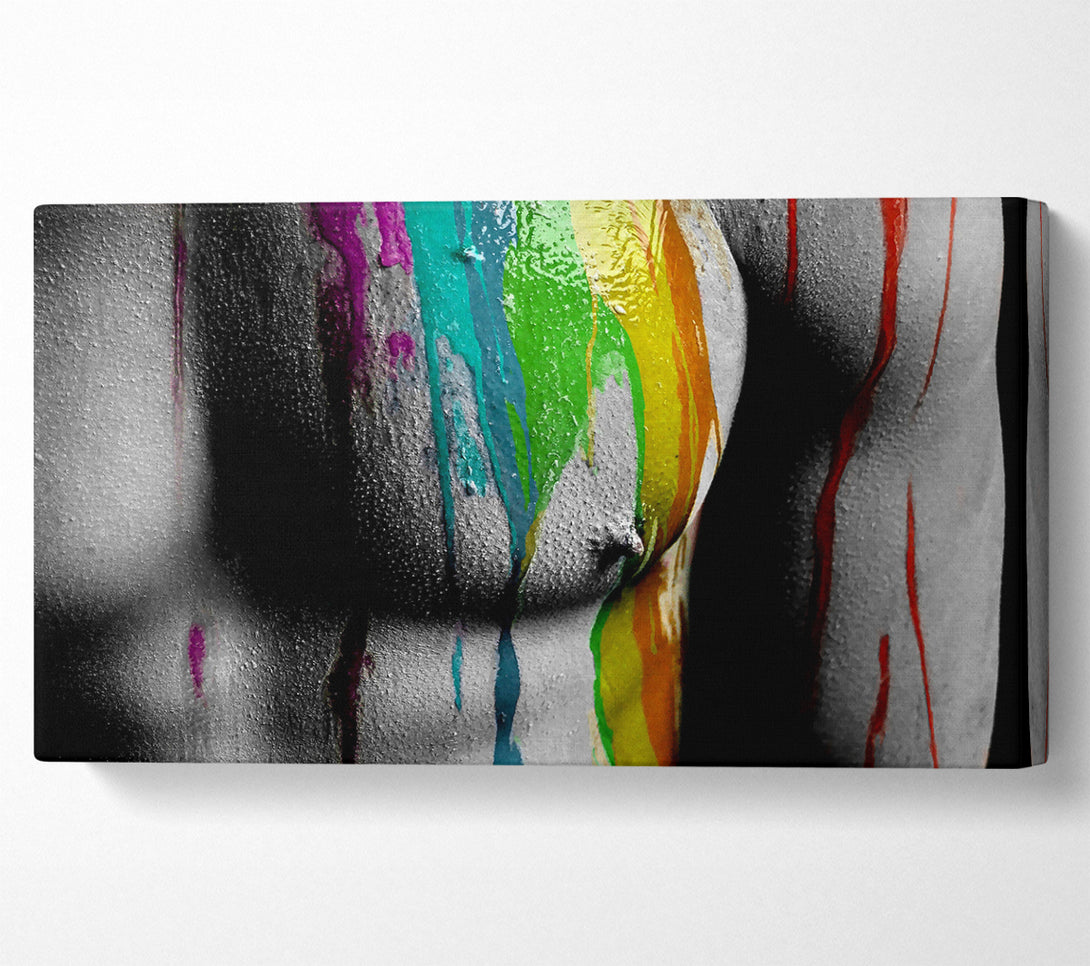  A Canvas Print of Torso Muscles Canvas Wall Art