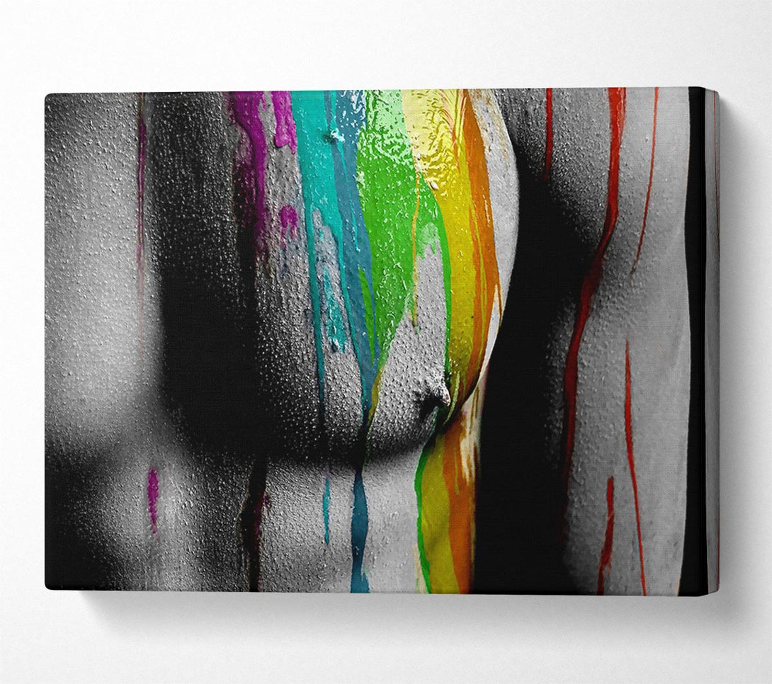  A Canvas Print of Torso Muscles Canvas Wall Art