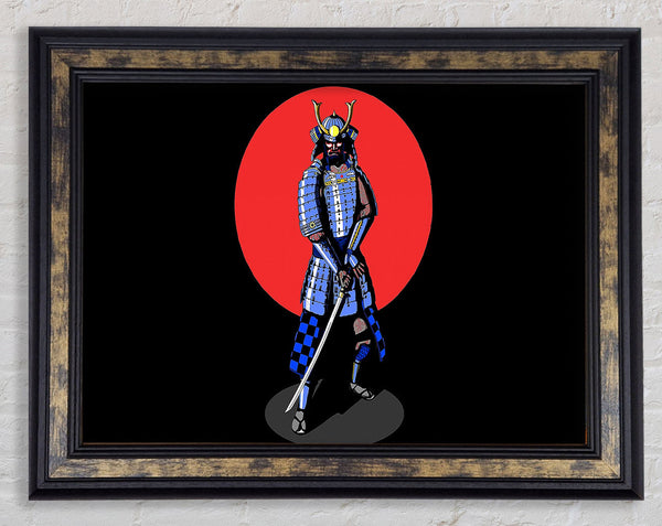 Mad Samurai Framed Print