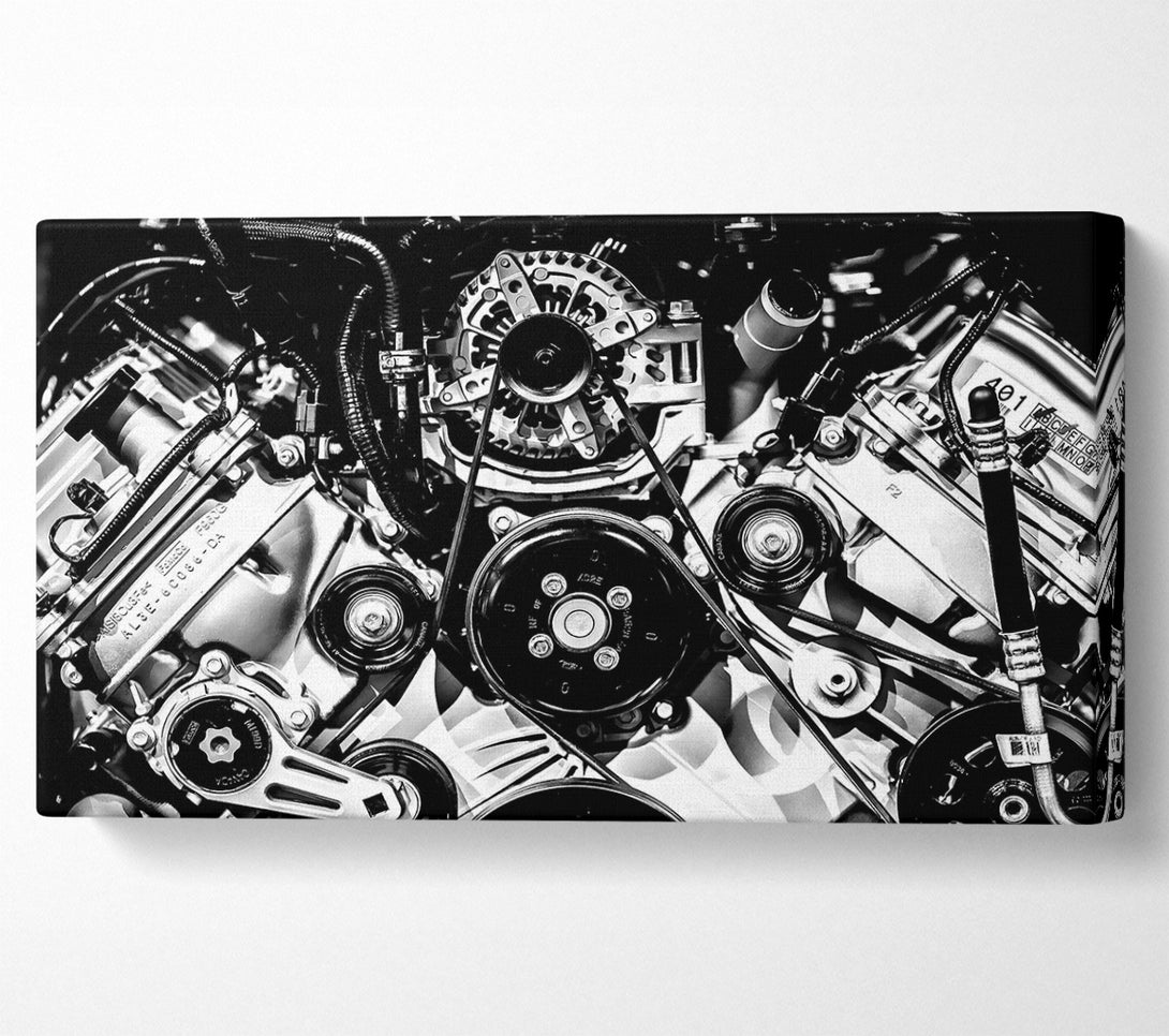  A Canvas Print of Big Block Engine Canvas Print