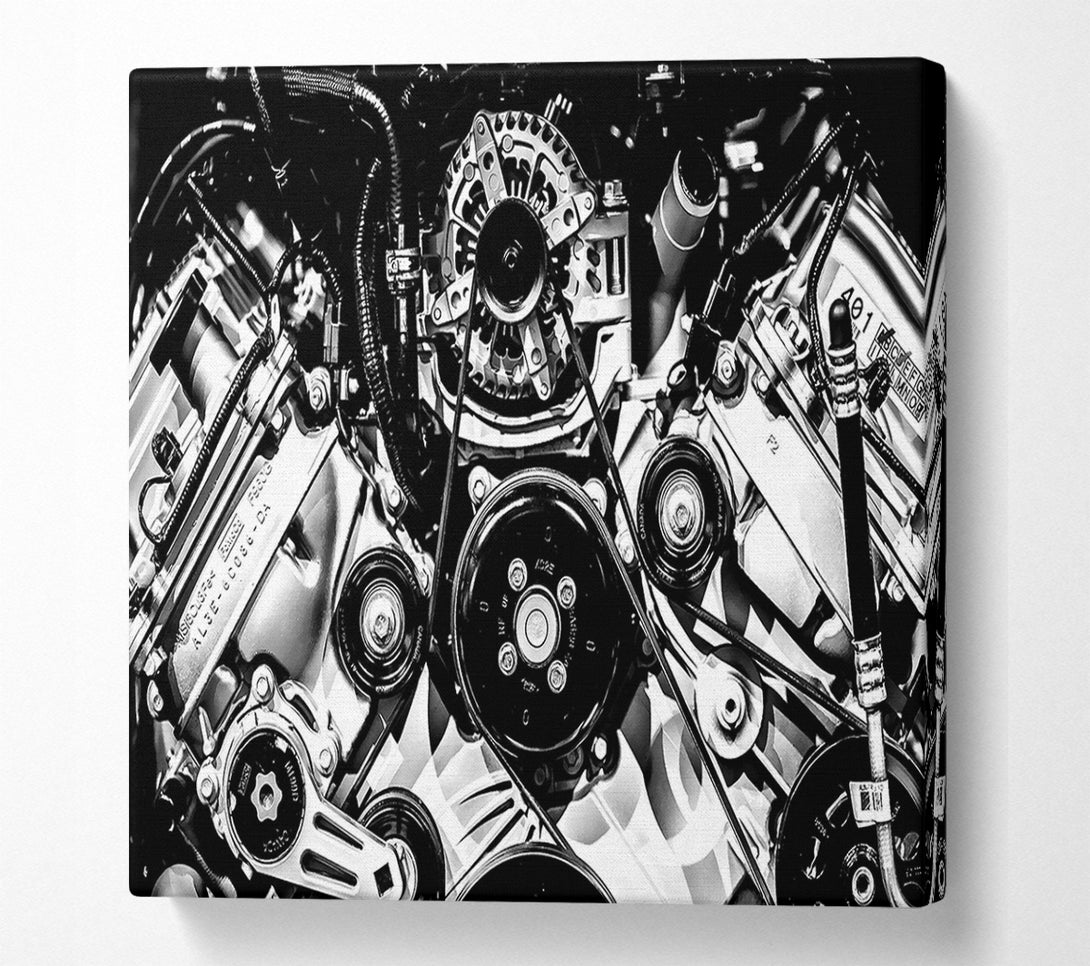  A Canvas Print of Big Block Engine Canvas Print