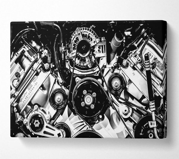  A Canvas Print of Big Block Engine Canvas Print