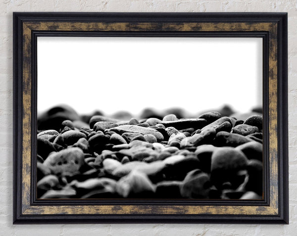 Stones Macro Framed Print
