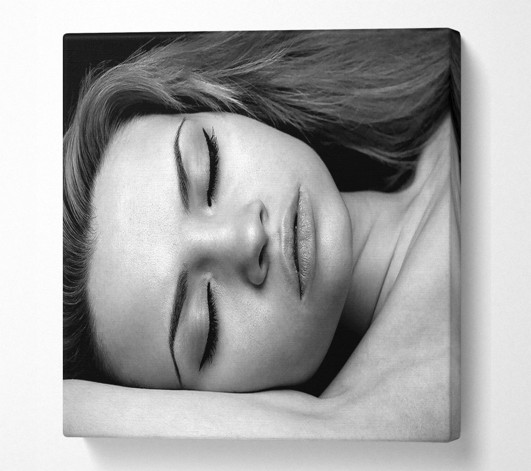  A Canvas Print of Sleepy Girl Canvas Art