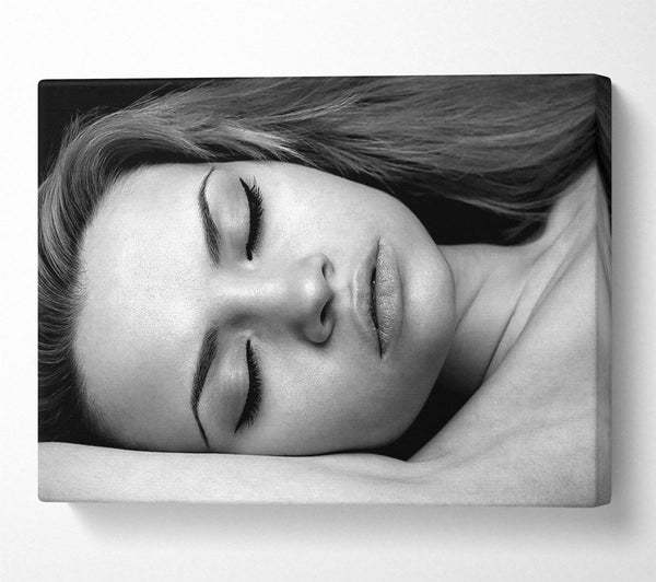  A Canvas Print of Sleepy Girl Canvas Art
