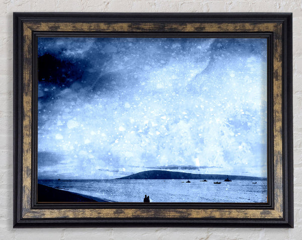 Beach Sky Framed Print
