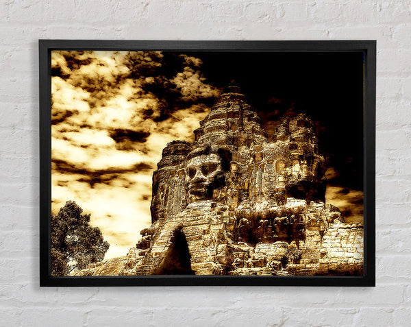 Der Buddha-König von Angkor Wat in Kambodscha