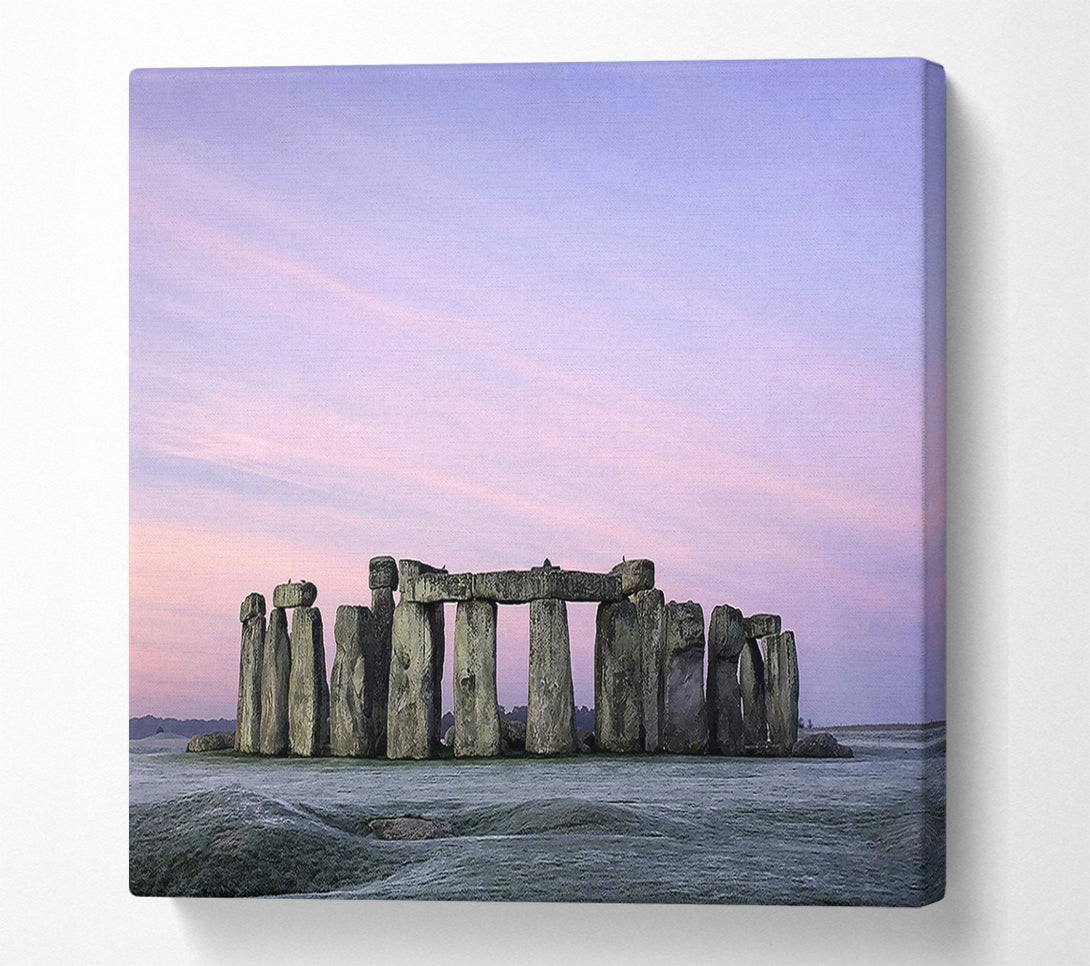  A Canvas Print of Stonehenge Wiltshire England Canvas Print