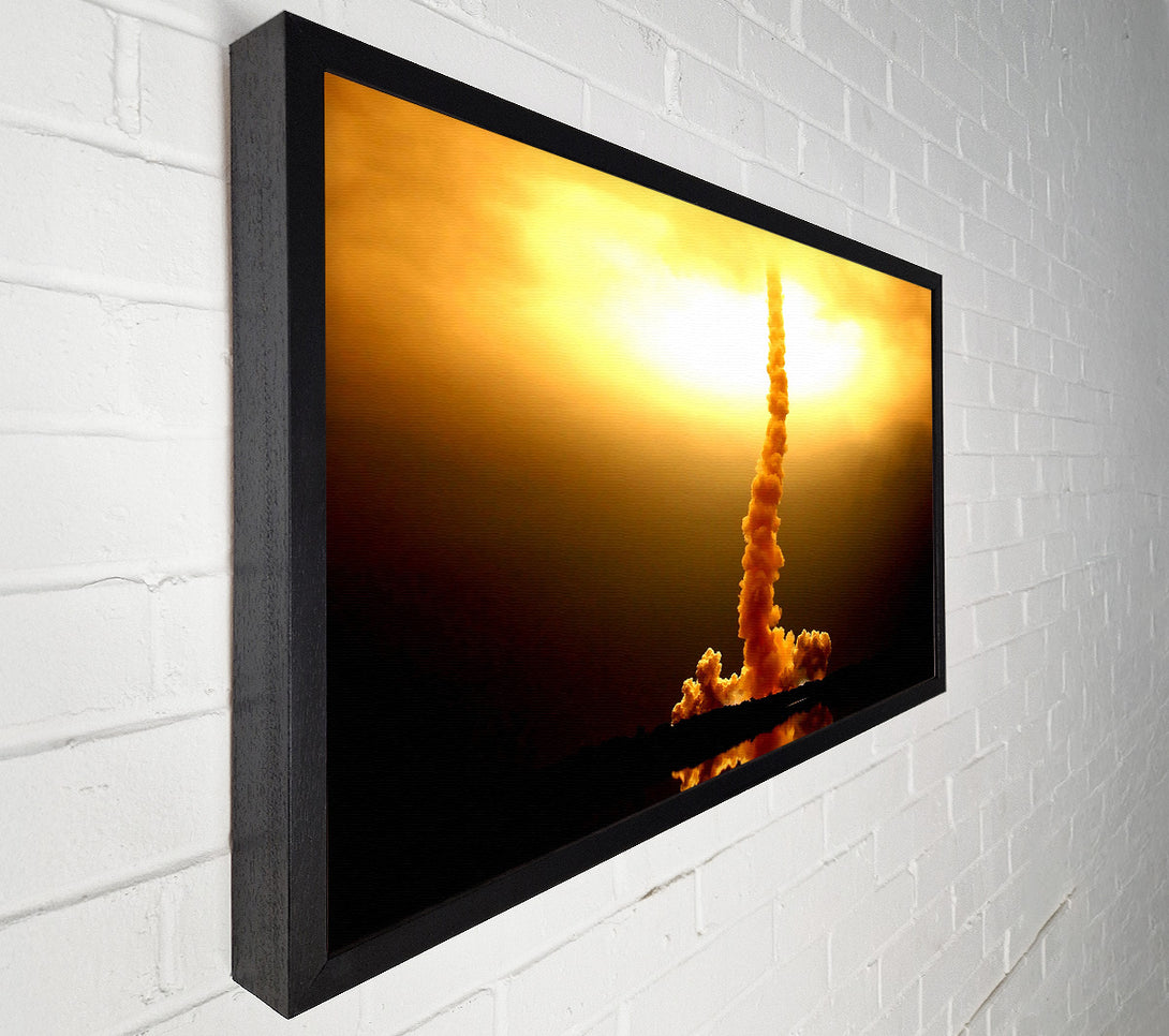 A Canvas Print of Space Shuttle Launch Canvas Wall Art
