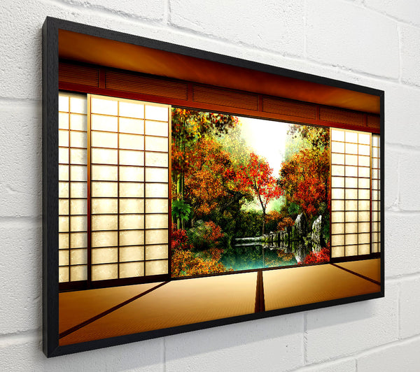 Japanese Garden From Inside