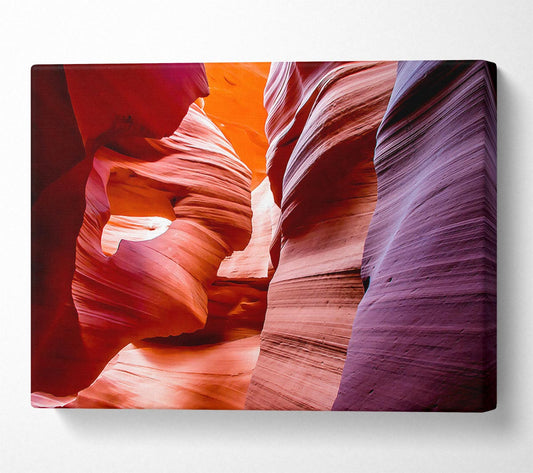 Lower Antelope Canyon Canvas Wall Art