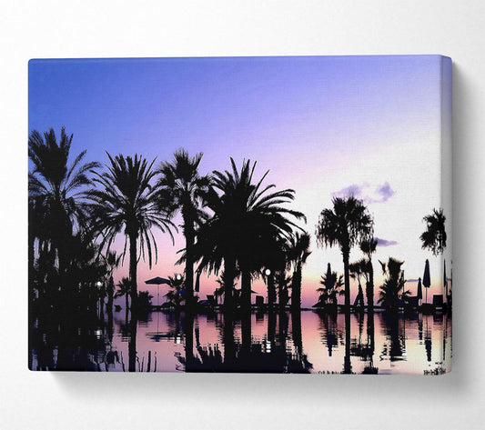 Purple Paradise Canvas Wall Art