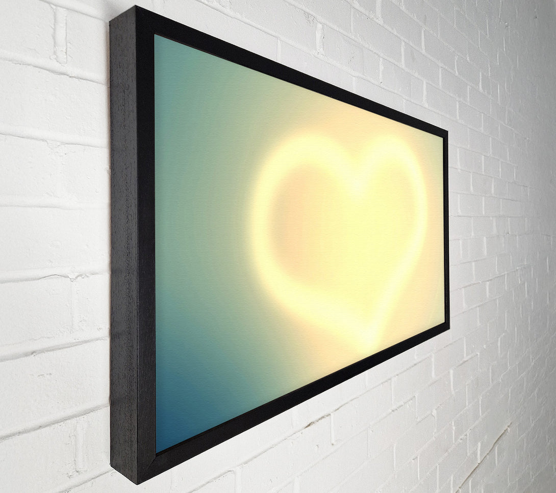  A Canvas Print of Heart Light Canvas Print