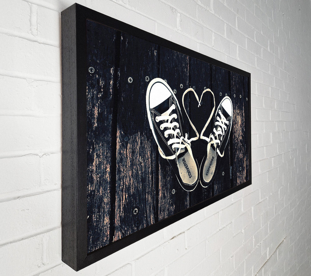  A Canvas Print of Sneakers Love Canvas Wall Art
