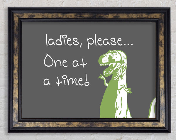 Ladies Please Framed Print