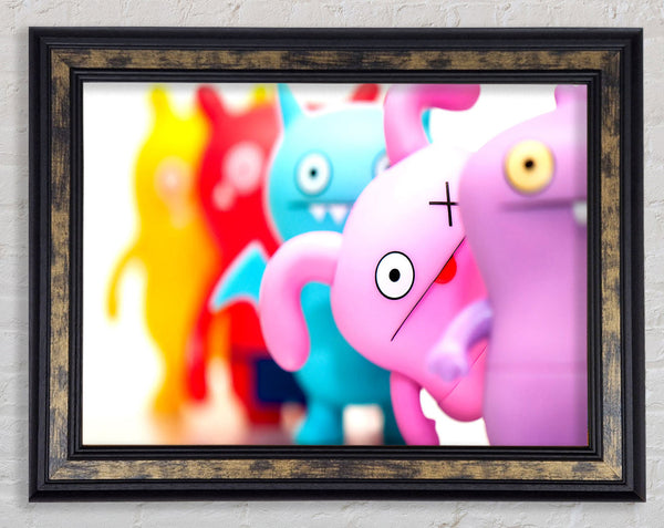 Cute And Funny Framed Print