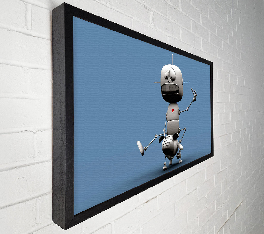  A Canvas Print of Funny Robots Canvas Art