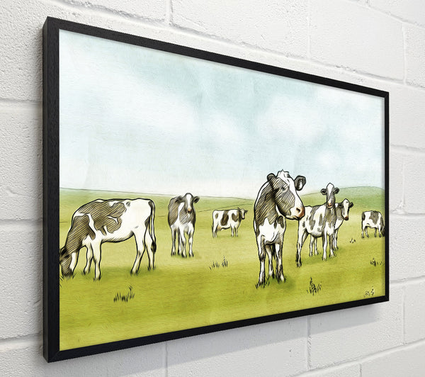 Cows Drawing