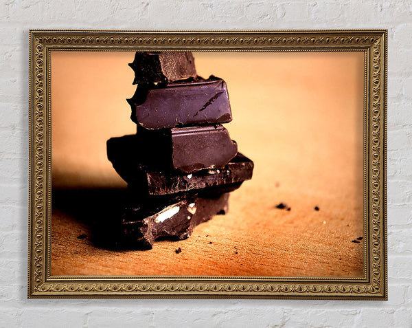 Dark Chocolate Framed Print