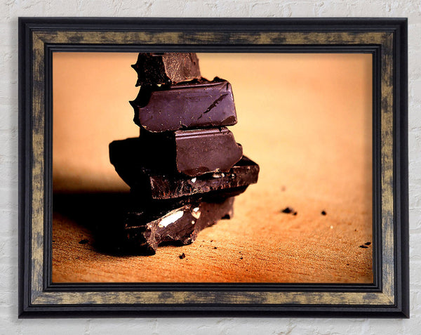 Dark Chocolate Framed Print