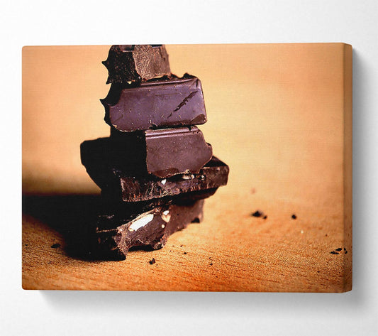 Dark Chocolate Canvas Wall Art