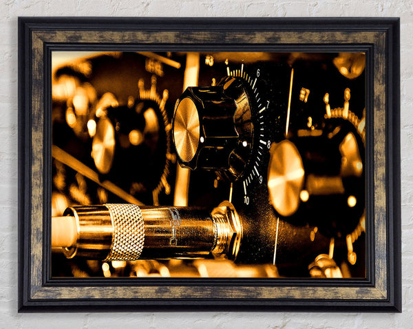 Controls Framed Print