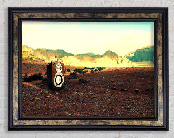 Speaker Art Framed Print