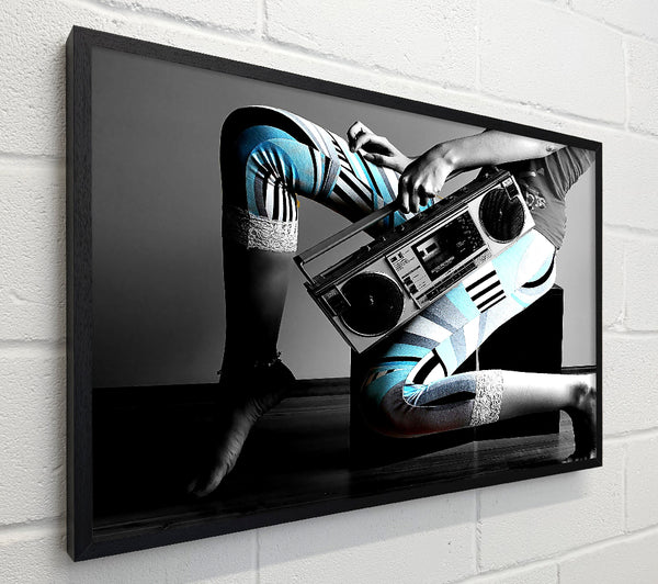 Girl And Tape Recorder