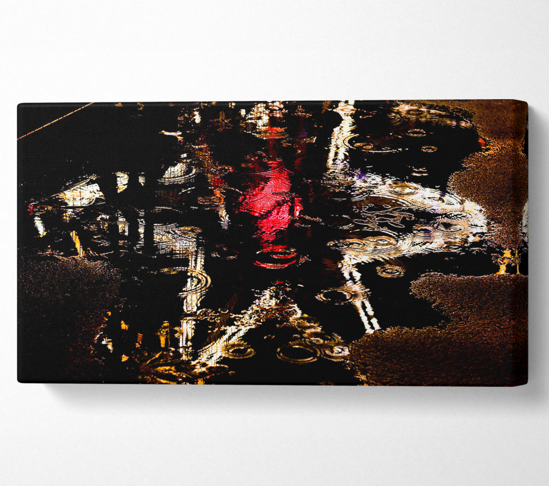  A Canvas Print of Rainy Night Canvas Wall Art