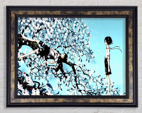 Blowing Wind Framed Print