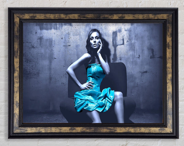 Model Framed Print