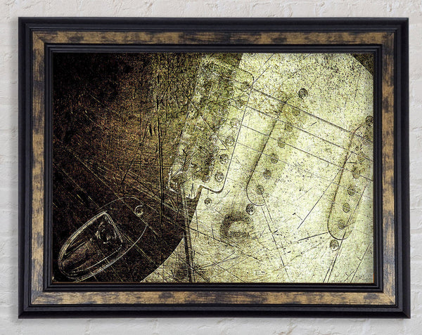 Vintage Texture Framed Print