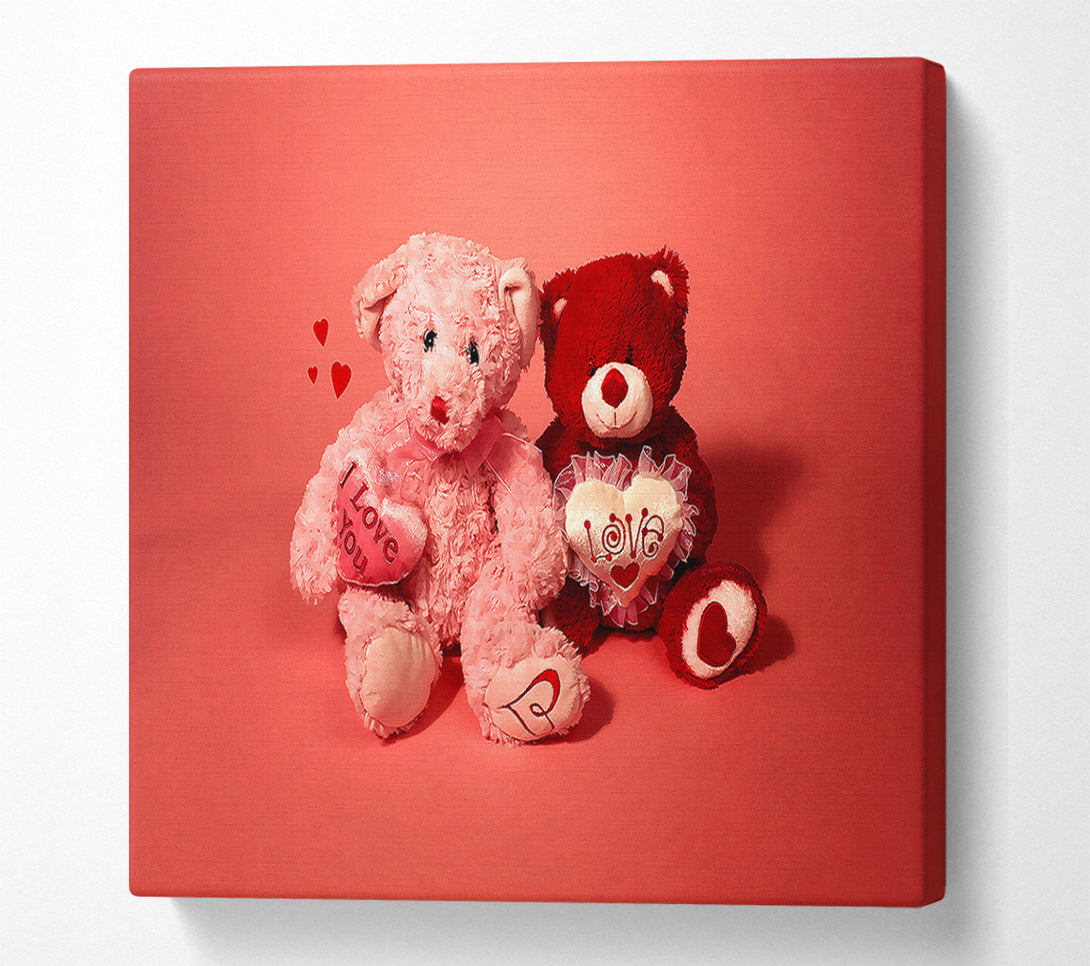  A Canvas Print of Happy Valentines Day Canvas Wall Art