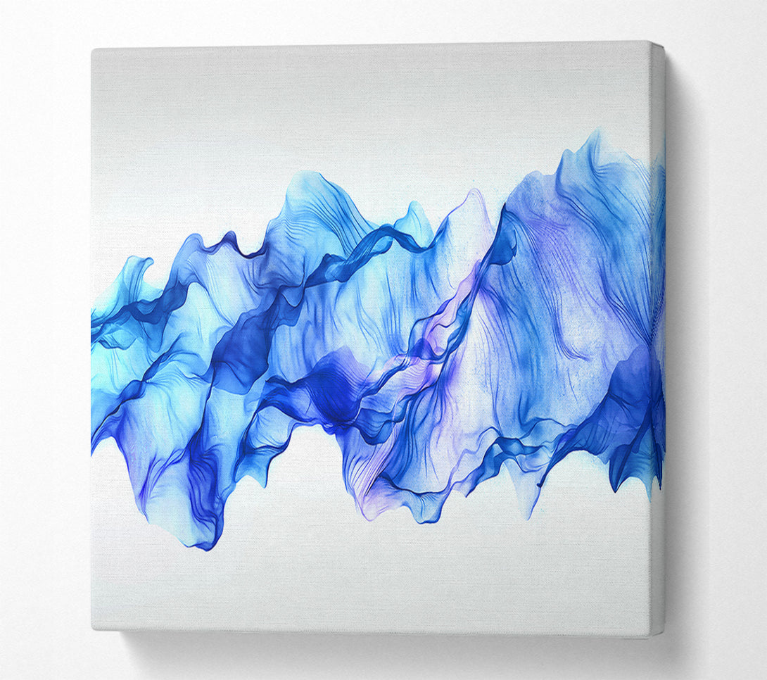  A Canvas Print of Blue Ripple Wave Canvas Wall Art