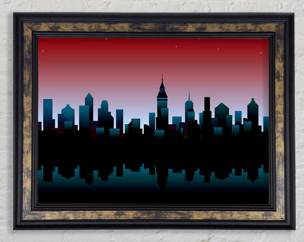 Architects New City Reflections Framed Print