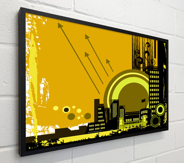 Contemporary City Sun Yellow