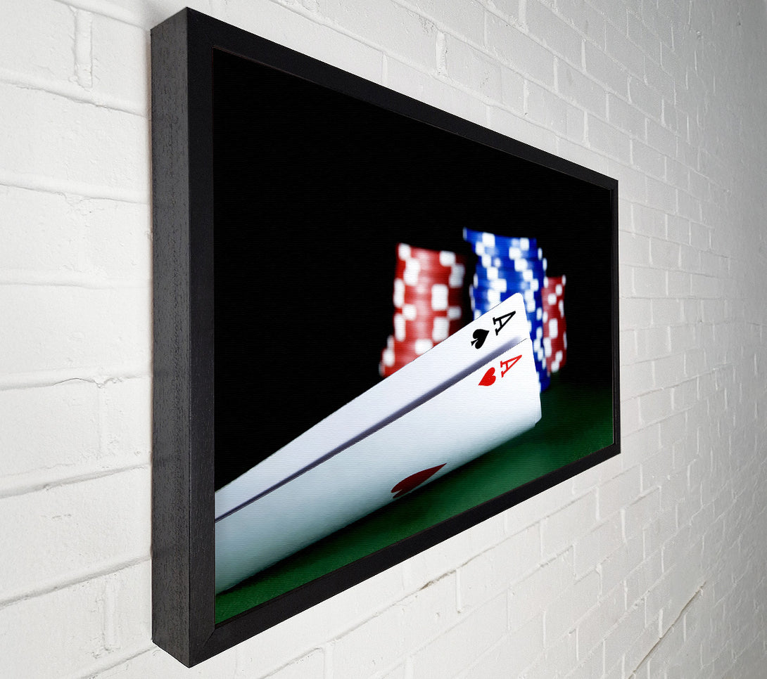  A Canvas Print of The Nuts In Poker Canvas Art