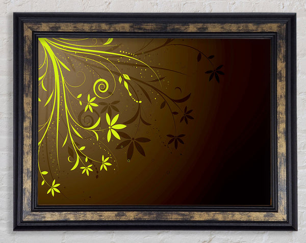 Green Vines Framed Print