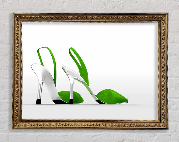 Limettengrüne Schuhe