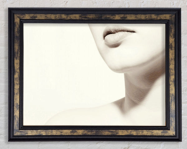Flawless Skin Framed Print