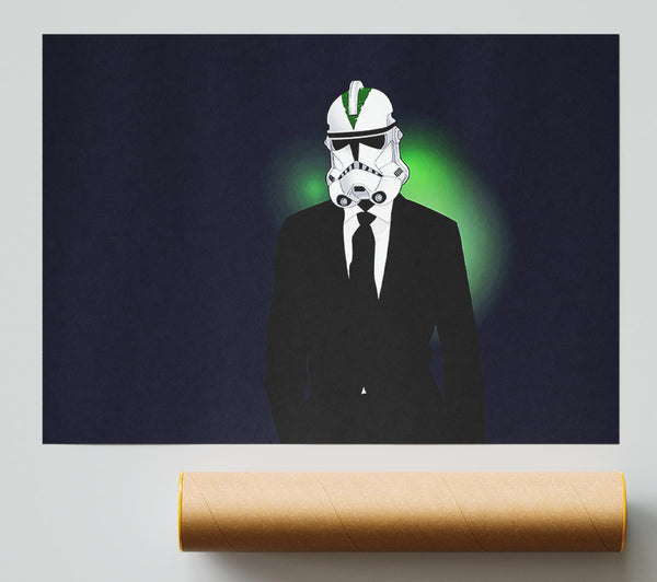 Storm Trooper Suit Giclee Print