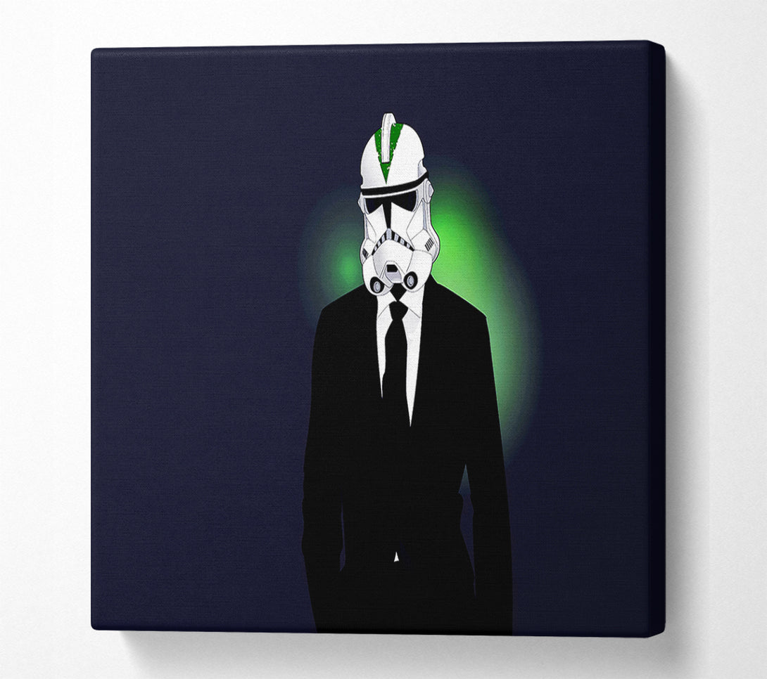  A Canvas Print of Storm Trooper Suit Canvas Print