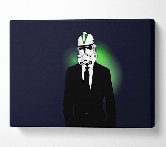 Storm Trooper Suit Canvas Wall Art