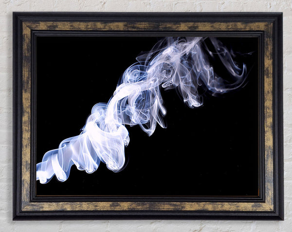 Smoke Swirl Framed Print