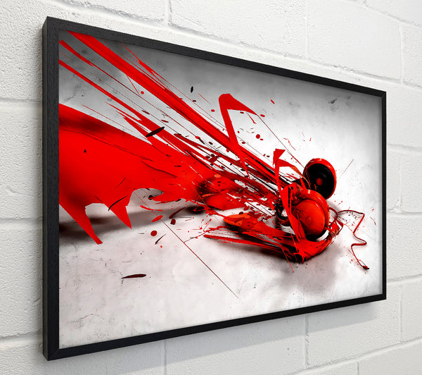 Red Headphone Blast