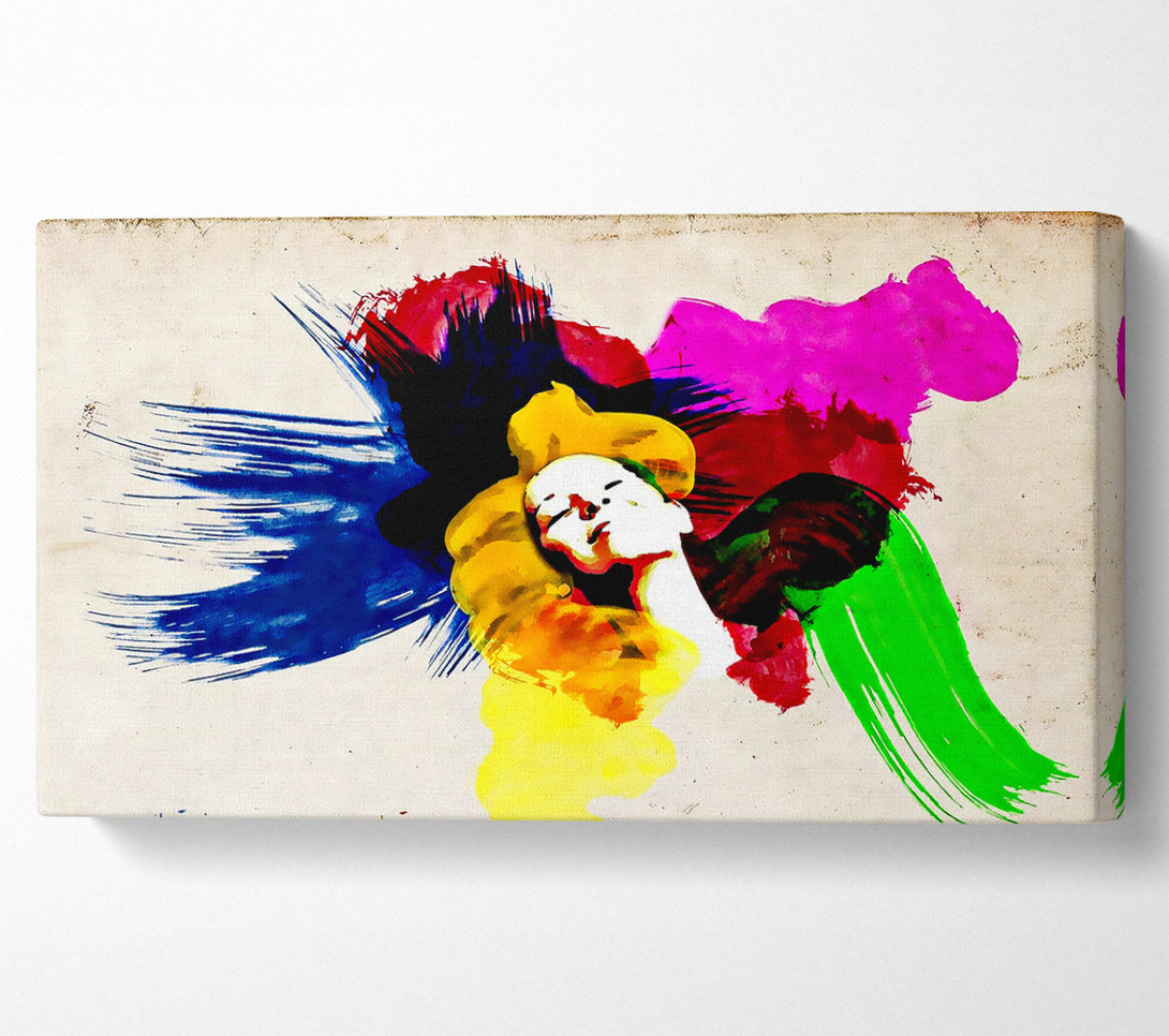  A Canvas Print of Hair Colours Canvas Wall Art